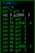 planet list